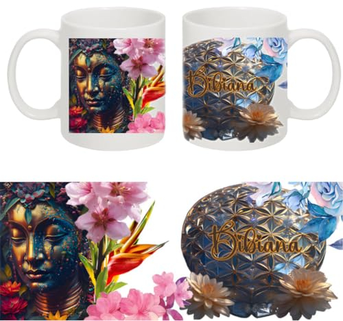 Taza de cafe - Taza personalizada buda - Tazas originales - Taza personalizado - Regalos personalizados - tazas desayuno grande - Taza ceramica - Regalos mama - Tazas regalo - Taza de te. (Buda)