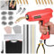 Tanniws 200W soldadora de plástico 1380℉Soldadura Reparando Kit con 1600pcs 6 Tipos Grapas, con Herramientas de Suavización, Kit Reparación de Plástico para Reparación Parachoques