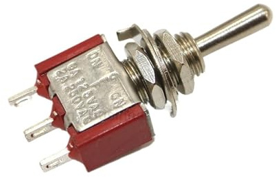 5PCS 3 pins,Spring (ON)-OFF-(ON) momentary toggle switch IDGTTLDF