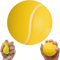 Stressball Lustig Antistressball, 5.5CM Mini Tennis Sportbälle Schaum Stressabbau Bälle Schaumstoffbälle Stressabbau Spielzeug Quetsch Anti Stress Spielzeug für Büro Schule Kinder Erwachsener（Tennis）
