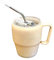 Générique Glass Tumbler, Letter Printing Coffee Mug, 2.59 Inches Multi-Purpose Straw Cup with Handle for Iced & Hot Drinks, Ideal for Restaurant, Mug Camping Drinkware