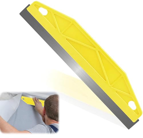 Skirting Board Painting Tool, 12 Cutting in Tools for Painting in Walls & Skirting Boards – Paint Edging Tool for DIYers & Home Renovators(Yellow)