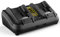 Chargeur de Batterie Compatible avec Dewalt 12 V/20 V Batteries (sans Batterie), Station de Charge Rapide à 2 connecteurs Compatible avec Les Batteries DCB204, 205, 206, 120 et 127.