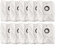 Lot de 10 sacs à poussière haute capacité pour aspirateurs robots EZVIZ RC3 Plus RE4 Plus, 4 L, pratiques pour les maisons occupées