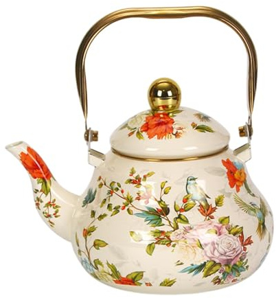 Gcljlmy Tea - Caffettiera smaltata (2,0 L)