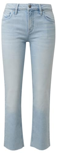 QS Cropped Jeans Catie/Mid Rise/Straight Fit