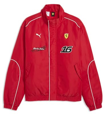 PUMA Scuderia Ferrari F1 Herren Leclerc Fahrer-Racingjacke - Rosso Corsa