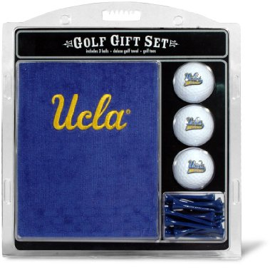 NCAA UCLA Bruins Ricamato Asciugamano da Golf, 3 Palla da Golf, Golf e Tee Set