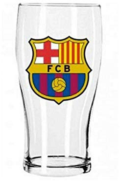 Barcelona Crest Pint Glass