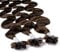 hair2heart Extensions Echthaar Bondings Gewellt - 25 Strähnen 1g 40cm 6/3 dunkelblond gold