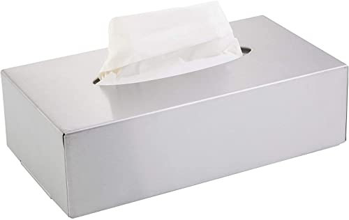 Dispenser Veline Kleenex Box Rettangolare in Acciaio Inox Laminart (Acciaio Inox Lucido)