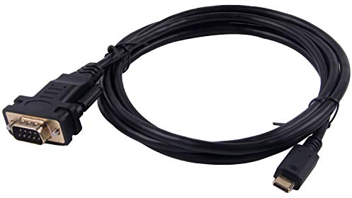 USB TYPE C to DB9 RS232 Serial Adapter Converter Cable With FTDI Chip 6ft Support Win10/8/7/XP/Android/Mac/Linux/Vista … (Type C to DB9)