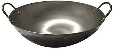 Woks, Traditional Hand Pow Wok with Two Ear Helper Handles,60cm