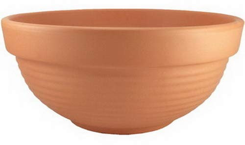 Maceta Barro Natural Terracota Baja (Terrina Barro) (27 x 12 cms)