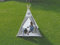 Little Adventures B0892k5n34 Tipi-Zelt für Kinder, 100% Baumwolle, für drinnen und draußen, Unisex, Weiß