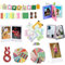 JXE - Kit di accessori per fotocamera istantanea, 9 in 1, per foto e fotografie, compatibile con Fujifilm Instax Mini 8 8 + 9 fotocamere Set-RD