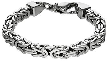 Zeeme Basic Unisex Armband 925/- Sterling Silber Glänzend weiß 315260017
