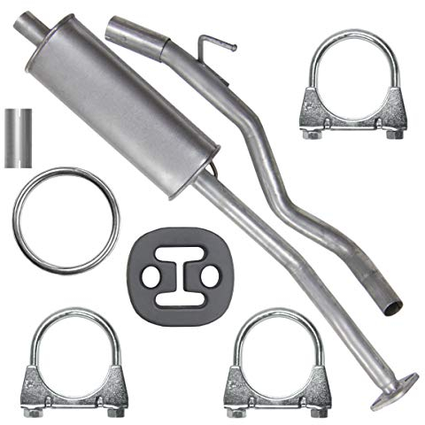 Adamot Mitteltopf Auspuff Mittelschalldämpfer für Micra Micra C+C 3 III K12 1.2 1.4