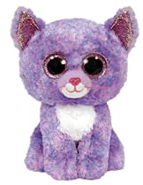 TY 2007529 Cassidy Cat Beanie Boo Medium ausgestopftes Tier, Mehrfarbig