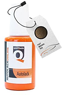 uniQum Autolack Lackstift fürs Auto für FIAT Brown 703 Autolack Reparatur 30 ml