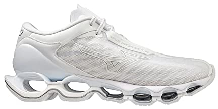 Mizuno Wave Prophecy 12 Straßenlaufschuhe für Männer Weiß 44 EU