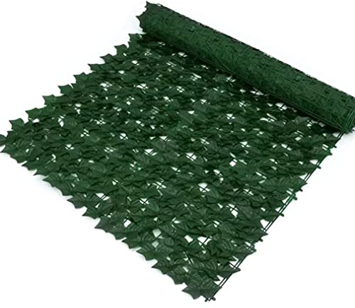 Künstliche Efeu Hecke Sichtschutz Gartendekoration frei und immergrüner Zaun HXJDP3106(Size:200x600cm)