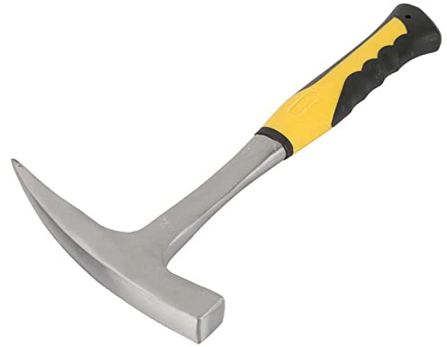 EBTOOLS Double Head Flat Mouth Geological Survey Brick Duckbill Hammer Mining Geology Axe Rock Instrument (Small)