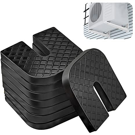 Rubber Isolator Pad 8 Packs Air Conditioner Shock Pad Anti Vibration Pads for Air Conditioning Condenser Outer Machine