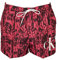 Calvin Klein Boxer Mare CK Piscina Uomo Swimwear con Logo Stampato Tasche e Coulisse in Vita Articolo KM0KM00802, 0JW CK One Snake Pink AOP, XL