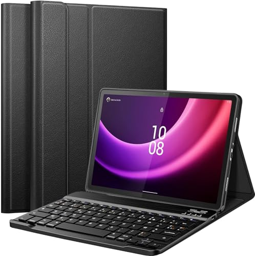 EatronChoi Clavier Coque pour Lenovo Tab P11 2nd Gen 11.5” (TB350FU/TB350XU) 2023, AZERTY Français Amovible Bluetooth sans Fil Clavier Étui Housse pour Lenovo Tab P11 2nd Gen 11.5 Pouces