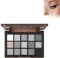 Grgowe 15 Colori Palette Ombretti Trucco,Palette Ombretti Professionali Smoky,Grigio Palette Ombretti Eyeshadow Palette,Palette Di Ombretti Fumosi,Professionali Opachi Waterproof Per Ragazze e Donne