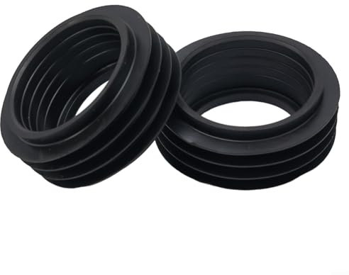 2 Stück für Geberit Low Level Flush Pipe Gummi Kegel Dichtung für 42 mm 119.668.00.1, Lifter Bell Seal Gummidichtung