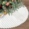 LOMOHOO Weihnachtsbaum Rock,122cm Weihnachtsbaum Decke Weiß Kunstpelz Weihnachtsbaumrock,Luxus Weihnachtsbaumdecke Rund für Weihnachtsbaum Deko Weihnachtsfeier Party Bodendeko