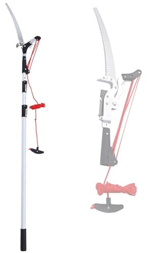 WTLONBF Teleskop-Baumschere, höhenverstellbare Astsäge, Garten-Astsäge, Astschere, Trimmer-Werkzeug zum Beschneiden von Ästen (6 m)