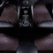 MBBROS 4pcs Auto Fußmatten für Mercedes-AMG GLC 43 GLC 63 2015 2016 2017 2018 2019–2022, Wasserdichtes Anti-Rutsch Abriebfest Allwetter Auto Teppiche Teppich Innenraumschutz ZubehöR,G Black Red