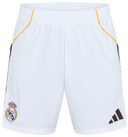 adidas Short Real Madrid domicile pour homme 2025 2026 adultes, blanc, M