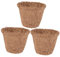 POPETPOP 10 Pièces Bassin de pépinière de Jardiniere jardinière Pot à semis Pot de Fleurs décoratif Fournitures de Jardinage Pot de pépinière conteneur de pépinière Brown