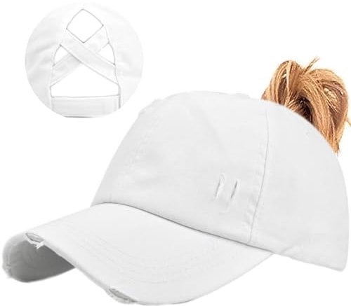 Enwokran Baseballkappe Herren Quirky Bizarre Stickerei Hüte Unisex Hip Hop Trucker Caps Verstellbare Netzrückseite UV-Schutz Sport Reisen Draußen Sonnenschutz Hüte Baseball Cap (Weiß)