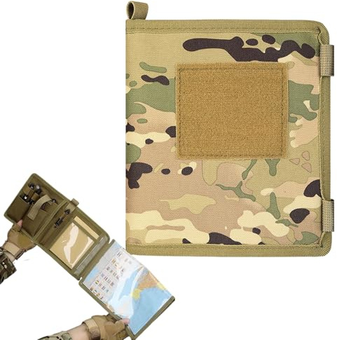 Porte-carte étanche pour randonnée, pour cartes extérieures avec portabilité | accessoires essentiels de randonnée, chasse et recherche sur le terrain avec compact