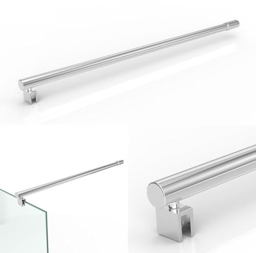 Barra estabilizadora HS07 para mampara de ducha, 120 cm para 6-8 mm