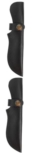 VILLCASE 2 Pièces Couvre Couteau Cuir à Usure Protection pour Couteaux Étui de Transport pour Camping pour Prolonger Durée de Vie des Outils de Cuisine