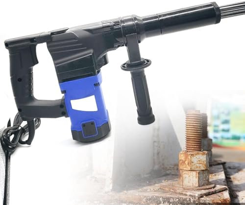 Industrial Grade Electric Needle Scaler, HandHeld Rust Remover and Paint Stripper, Perfect for Weld Slag, Rust, and Paint Removal