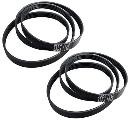 Set Of 2 Washing Machine Belt Drives Bands Washing Machine Drives Belts Washer Repair Part Rubber Texture For Washer Elastic Washer Belt