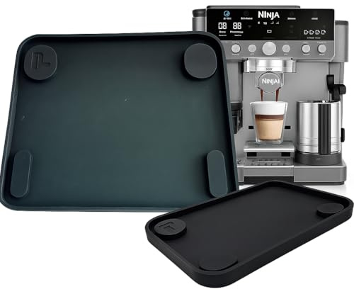 Silicone Drip Mat Compatible With Ninja Luxe Espresso ES501 ES601 ES701 | Food-grade silicone, Heat resistant, Waterproof, Non-slip, Raised edge, Easy clean, Countertop protection