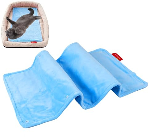 Tragbares Heizkissen - 60x30cm 50 °C Heizdecke Hundematte Mit Konstante Temperatur, USB-wiederaufladbar, Wasserdicht, Beheiztes Katzenbett, Für Katzen Kleine Hunde Frauen Welpen Männer Winter