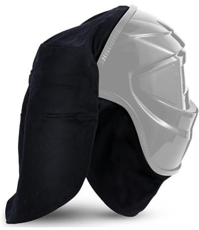 Aboiledy 2-Teiliges Schweißhelm-Set mit Überzug und Helmlatz, Schweißzubehör mit Presspassung für Den Nackenschutz Beim Schweißen(Kein Helm)