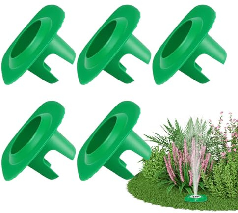 Sprinklerkopfschutz, Rasensprinkler, Spritzschutz, Outdoor-Sprinkler, Donut-Blumenform, Spritzschutz für Garten, Park, Weg, Hinterhof