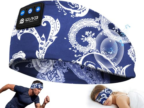 LOVE EYE Sleep Headphones Headband, Bluetooth Sports, Ultra-Thin Speakers | Ultra-Soft Breathable Fabric, Premium Sound, Bluetooth 5.4, Zero Ear Pressure, Secure Fit, 16H Playtime, Ideal Tech Gift