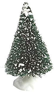 Culpitt Bristle Christmas Tree Cake Topper, Realistic Snow Tipped Fir Tree For Festive Cake or Table Decoration, 62mm - Pack of 12