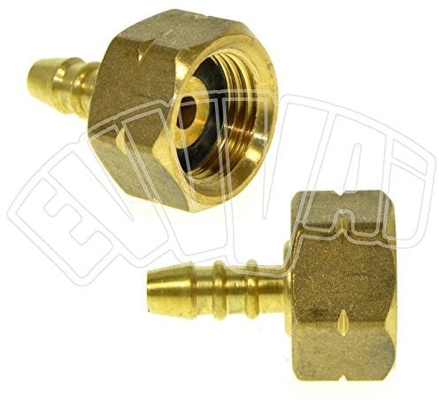 RACCORDO PORTAGOMMA PER TUBO BOMBOLA GAS GPL 1/2 IN OTTONE FORNELLONE BARBECUE